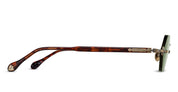 Ottica Mondello Roma - Matsuda - M5011.SG.AG-DTO.50 - M5011 - ANTIQUE GOLD / DARK TORTOISE - titanium, acetate - shape Hexagonal - gold, tortoise - EYEWEAR - SUNGLASSES - Unisex,Uomo,Donna,Women,Men - lens Green - Made In Japan