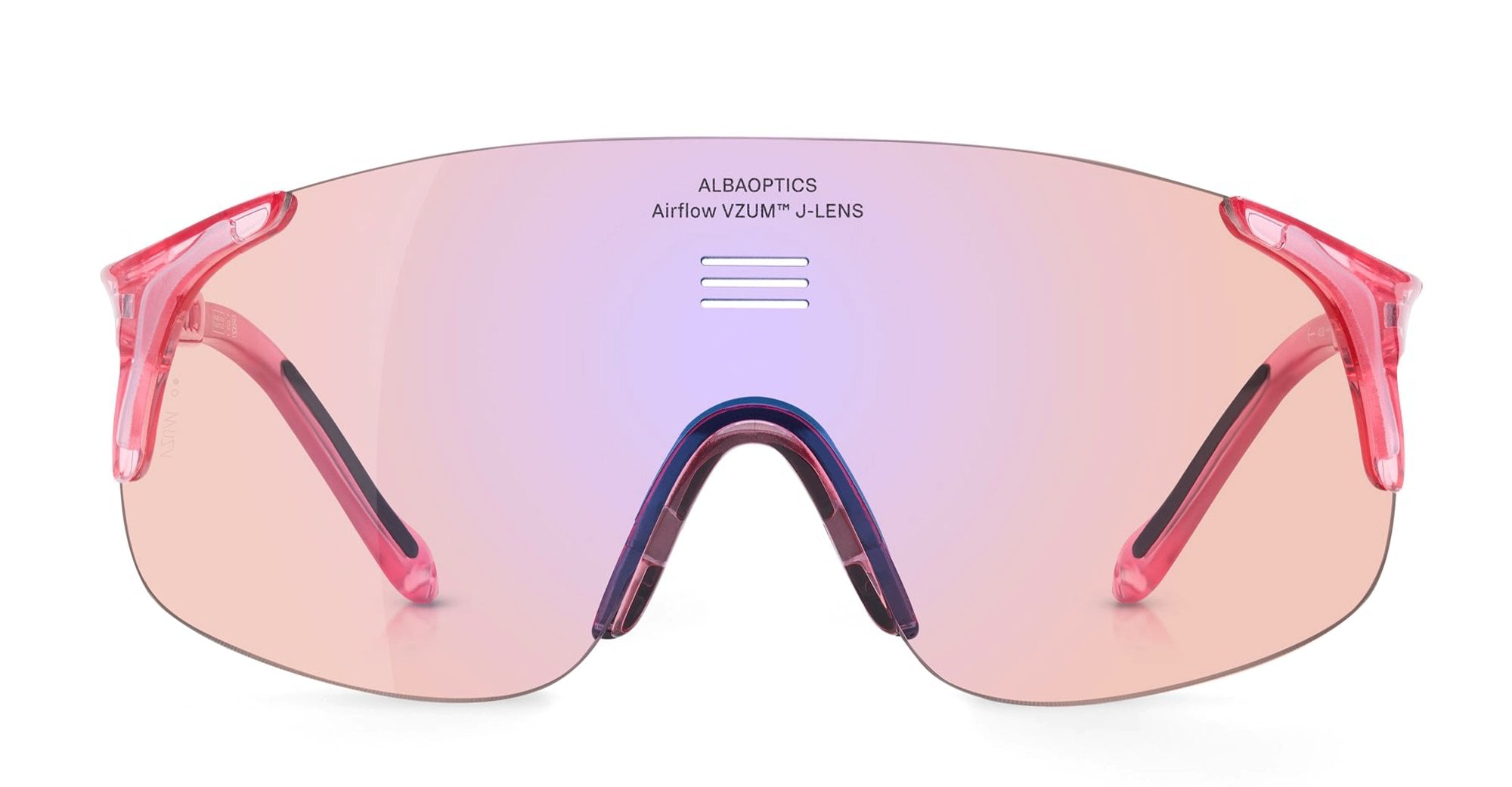 VZUM F-LENS FLM - Tr90 - shape Mask - fuchsia - EYEWEAR - SUNGLASSES - Unisex,Uomo,Donna,Women,Men - lens purple - Made In Italy
