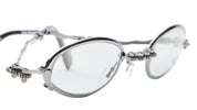 Ottica Mondello Roma - Kuboraum - KRSH81RH0000004G - MASK H81 RH - GUNMETAL - Metal - shape Oval - grey - EYEWEAR - SUNGLASSES - Unisex,Uomo,Donna,Women,Men - lens Grey - Made In Italy