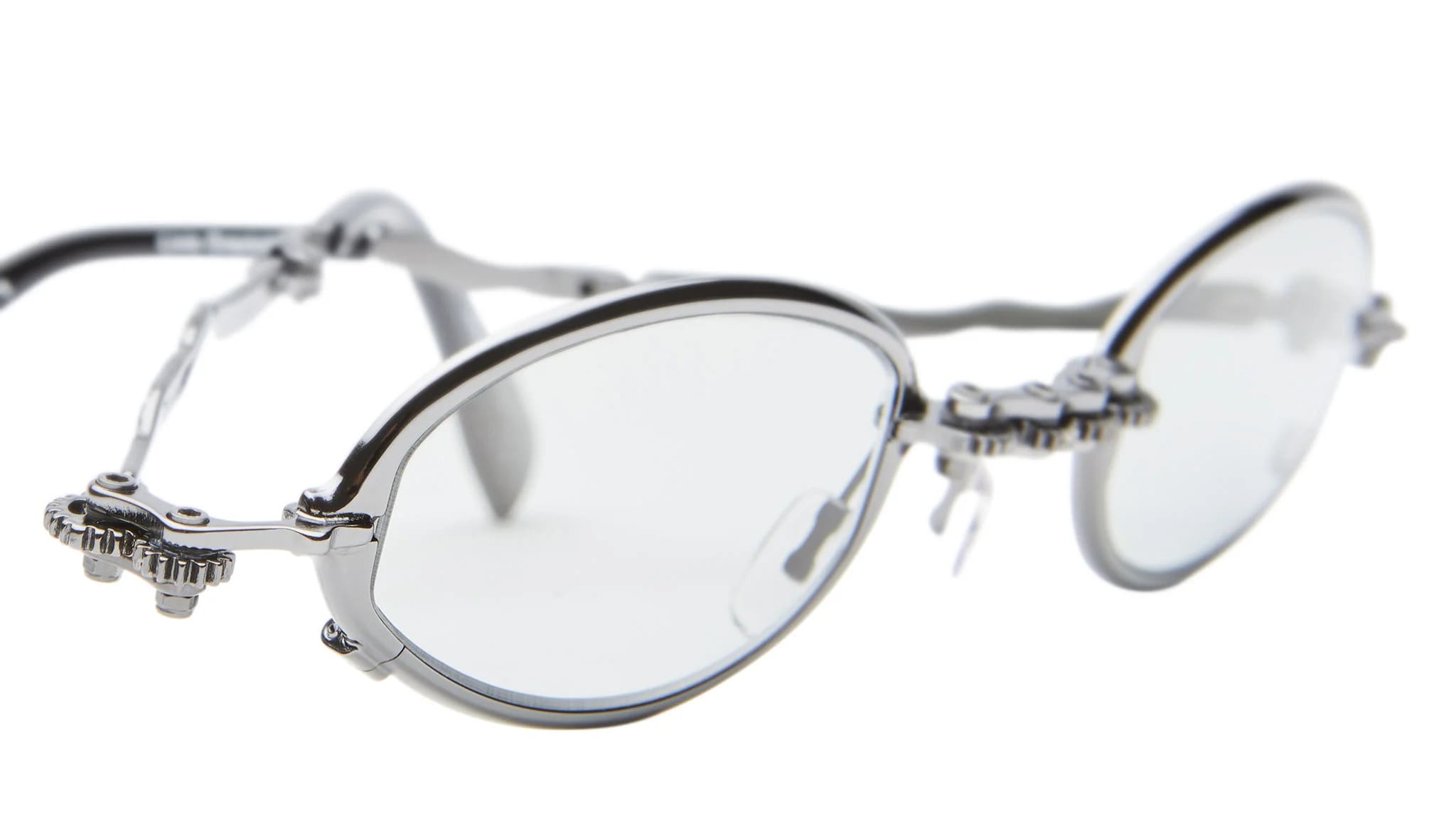 Ottica Mondello Roma - Kuboraum - KRSH81RH0000004G - MASK H81 RH - GUNMETAL - Metal - shape Oval - grey - EYEWEAR - SUNGLASSES - Unisex,Uomo,Donna,Women,Men - lens Grey - Made In Italy
