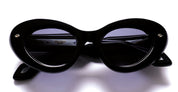 Ottica Mondello Roma - Daizo - A-BFR001-B1-AG01 - REI - black / amethyst grey lens - Acetate - shape Butterfly - Black - EYEWEAR - SUNGLASSES - Unisex,Uomo,Donna,Women,Men - lens Grey - Made In Japan