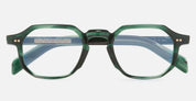 Ottica Mondello Roma - Cutler and Gross - CGOP-GR11-48-03 - GR11 - STRIPED DARK GREEN RX - Acetate - shape Octagonal - green - EYEWEAR - EYEGLASSES - Unisex,Uomo,Donna,Women,Men - lens Clear - Made In Italy