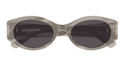 Ottica Mondello Roma - Balenciaga - BB0477SA-003 - BB0477SA-003 - GREY / ASIAN FIT - Acetate - shape Oval - grey - EYEWEAR - SUNGLASSES - Unisex,Uomo,Donna,Women,Men - lens Grey - Made In Italy
