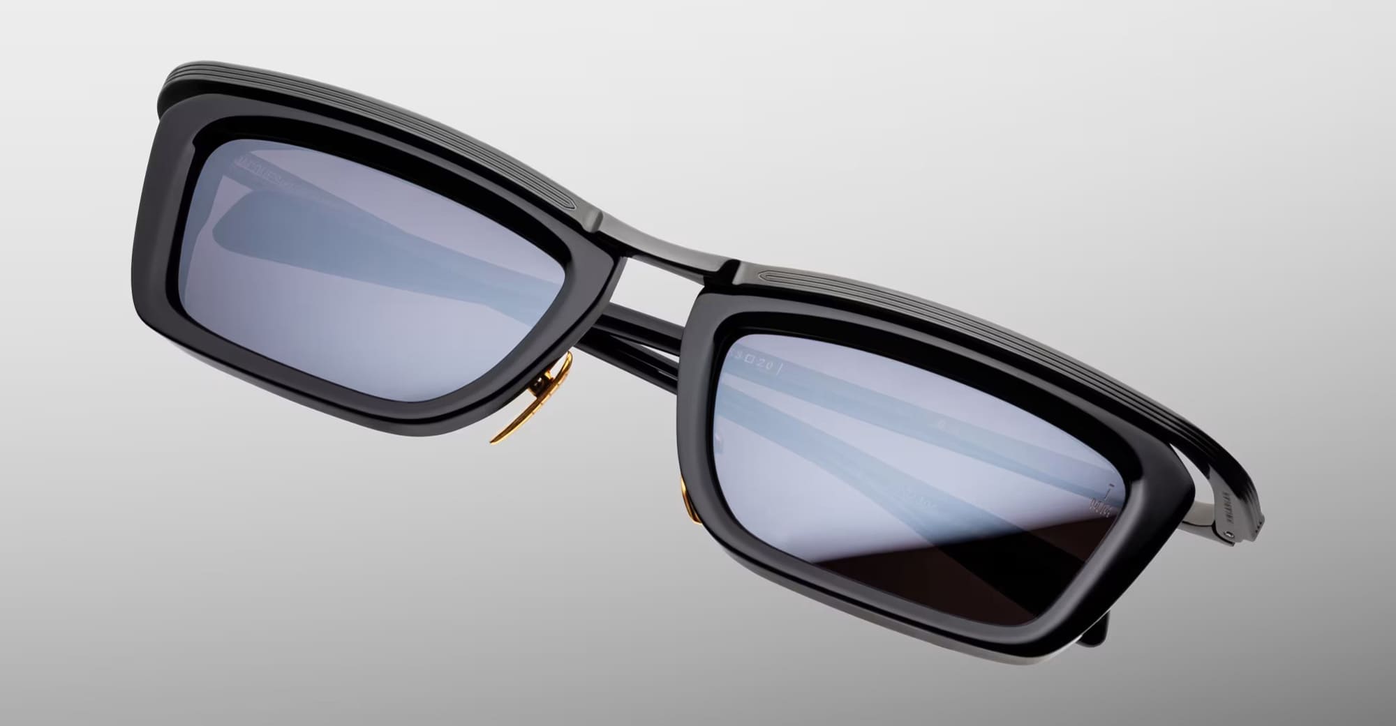 Ottica Mondello Roma - Jacques Marie Mage - JMMGAS-K22 - GASPARD - VANTA - Acetate, titanium - shape Rectangular - Black - EYEWEAR - SUNGLASSES - Unisex,Uomo,Donna,Women,Men - lens Black - Made In Japan