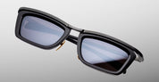 Ottica Mondello Roma - Jacques Marie Mage - JMMGAS-K22 - GASPARD - VANTA - Acetate, titanium - shape Rectangular - Black - EYEWEAR - SUNGLASSES - Unisex,Uomo,Donna,Women,Men - lens Black - Made In Japan