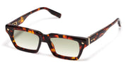 Ottica Mondello Roma - John Dalia - P04-C141 - PROJECT 04 C141 - Classic Havana / Yellow Gold - Acetate - shape Rectangular - havana, gold - EYEWEAR - SUNGLASSES - Unisex,Uomo,Donna,Women,Men - lens Gradient green - Made In France