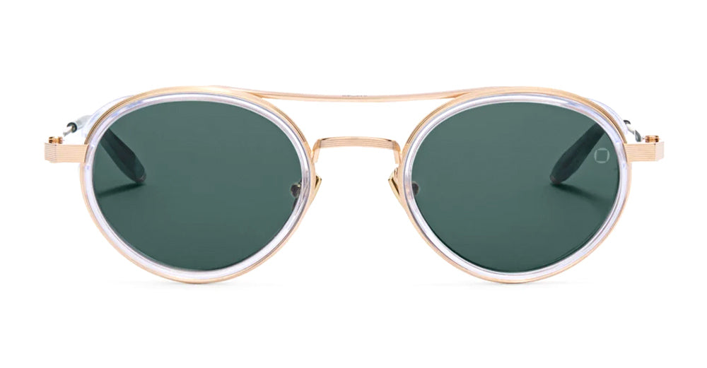 Ottica Mondello Roma - Akoni - AKS-532C-48 - ASTRIA - CRYSTAL CLEAR - Titanium - shape  - crystal, gold - EYEWEAR - SUNGLASSES - Unisex,Uomo,Donna,Women,Men - lens  - Made In Japan