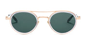 Ottica Mondello Roma - Akoni - AKS-532C-48 - ASTRIA - CRYSTAL CLEAR - Titanium - shape  - crystal, gold - EYEWEAR - SUNGLASSES - Unisex,Uomo,Donna,Women,Men - lens  - Made In Japan