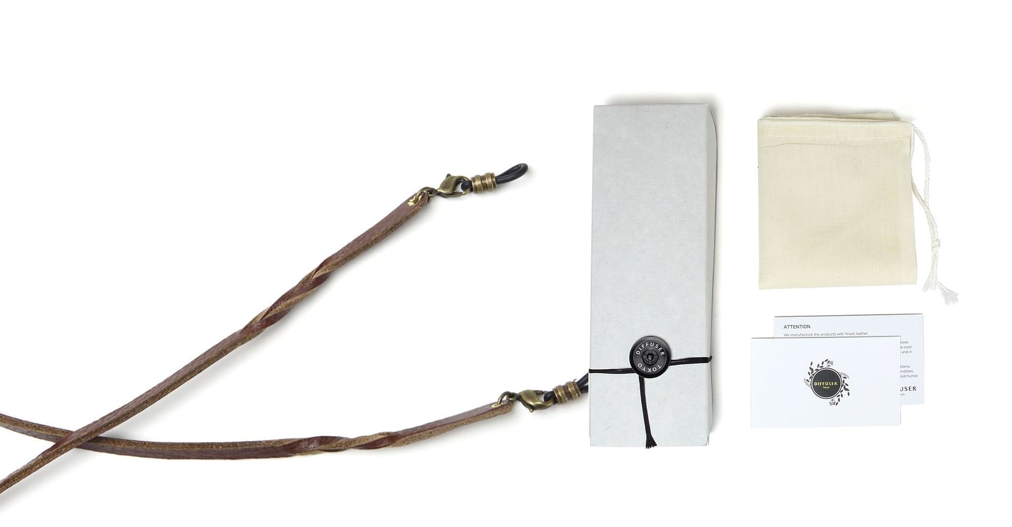 Twisted leather soft bracelet cord - dark brown