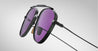 Ottica Mondello Roma - Jacques Marie Mage - JMMFY-17D - FLYNN - SPIDER - Titanium - shape Aviator - Black - EYEWEAR - SUNGLASSES - Unisex,Uomo,Donna,Women,Men - lens purple - Made In Japan