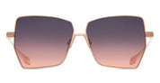 Ottica Mondello Roma - DITA - DTS202-A-01 - METAMORPHOSIS - ROSE GOLD / GREY GRADIENT LENS - Titanium - shape Butterfly - Gold - EYEWEAR - SUNGLASSES - Donna,Women - lens Gradient grey - Made In Japan