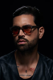 Ottica Mondello Roma - T HENRI - AUAC - AURELIA - COCOA - Acetate - shape Squared - brown - EYEWEAR - SUNGLASSES - Unisex,Uomo,Donna,Women,Men - lens Brown - Made In Japan