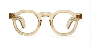 Ottica Mondello Roma - Max Pittion - MXPL-004G - HUGO 44 - DUSTY CHAMPAGNE RX - Acetate - shape Panto - Champagne - EYEWEAR - EYEGLASSES - Unisex,Uomo,Donna,Women,Men - lens Clear - Made In Japan
