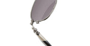 Ottica Mondello Roma - Kuboraum - KRSJ71RH0000004Y - MASK J71 RH - RUTHENIUM - Metal - shape Oval - Ruthenium - EYEWEAR - SUNGLASSES - Unisex,Uomo,Donna,Women,Men - lens Grey - Made In Italy
