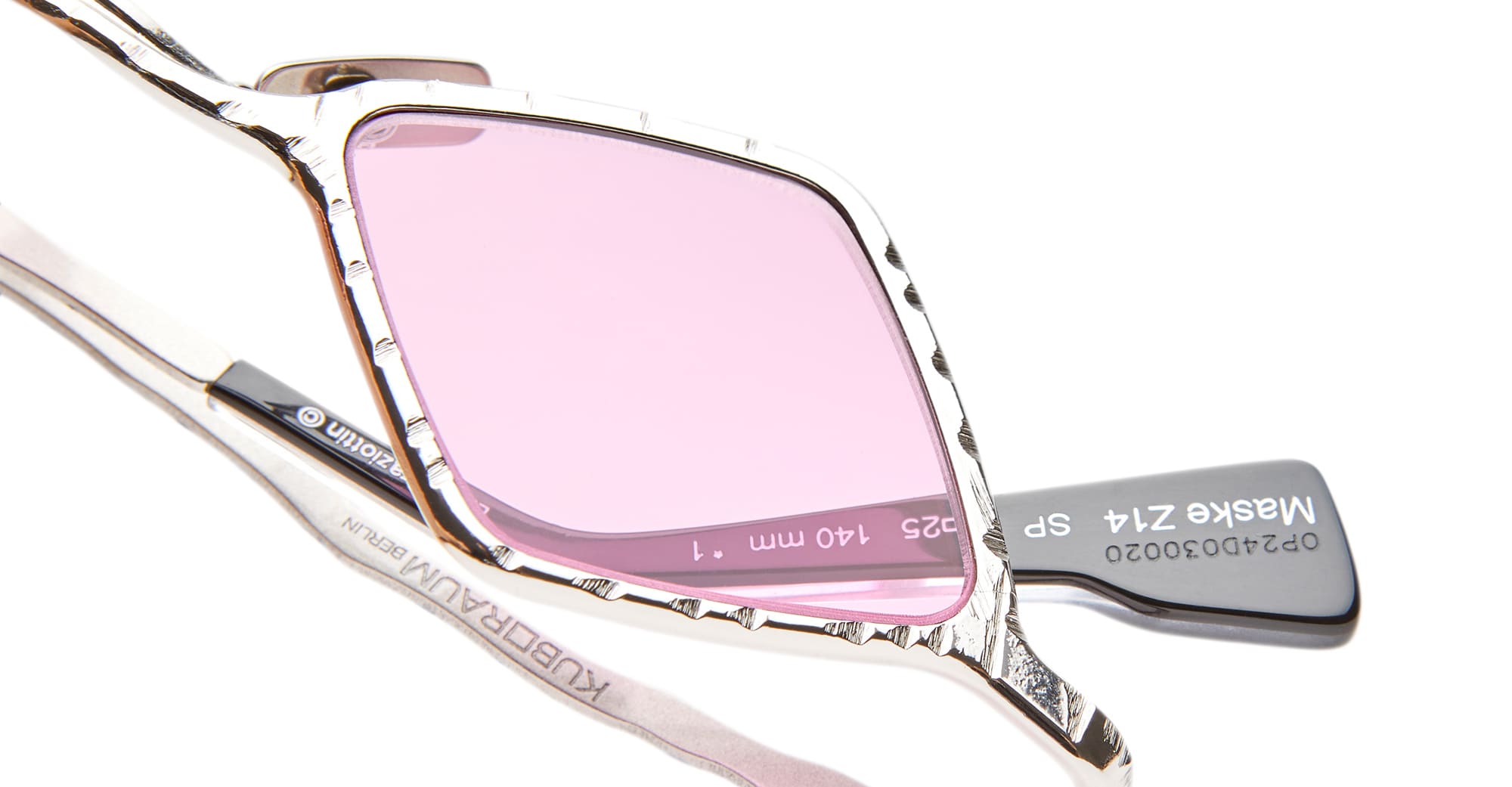 Ottica Mondello Roma - Kuboraum - KRSZ14SP000000PF - MASK Z14 - SILVER - metal, acetate - shape  - Silver - EYEWEAR - SUNGLASSES - Uomo,Men - lens  - Made In Italy