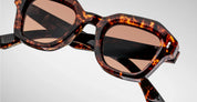 Ottica Mondello Roma - Jacques Marie Mage - JMMQE-15D - EICHLER - SAMOA - Acetate - shape Squared - Tortoise - EYEWEAR - SUNGLASSES - Donna,Women - lens Brown - Made In Japan
