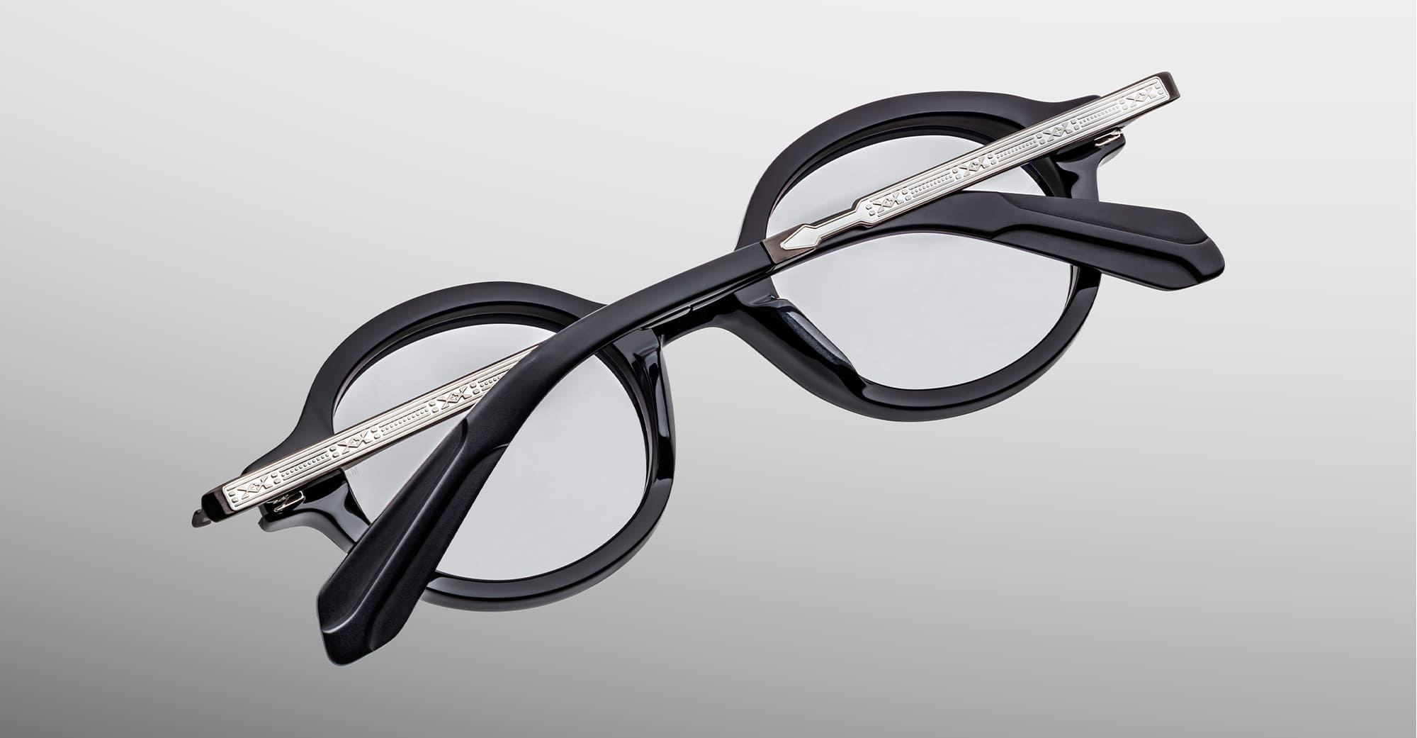 Ottica Mondello Roma - Jacques Marie Mage - JMMOGRX-13C - HARTIGAN - PHANTOM RX - Acetate - shape Round - Black - EYEWEAR - EYEGLASSES - Unisex,Uomo,Donna,Women,Men - lens Clear - Made In Japan