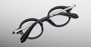 Ottica Mondello Roma - Jacques Marie Mage - JMMOGRX-13C - HARTIGAN - PHANTOM RX - Acetate - shape Round - Black - EYEWEAR - EYEGLASSES - Unisex,Uomo,Donna,Women,Men - lens Clear - Made In Japan