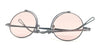 Ottica Mondello Roma - Matsuda - 10601H.SG.RTM.45 - 10601H - RUTHENIUM / CAFE PINK - Titanium - shape Round - dark grey - EYEWEAR - SUNGLASSES - Uomo,Men - lens Pink - Made In Japan