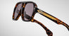 Ottica Mondello Roma - Jacques Marie Mage - JMMWD-13V - LAST FRONTIER VI - WILDHORSE- BEAU - Acetate - shape Navigator - Tortoise - EYEWEAR - SUNGLASSES - Uomo,Men - lens Grey - Made In Japan