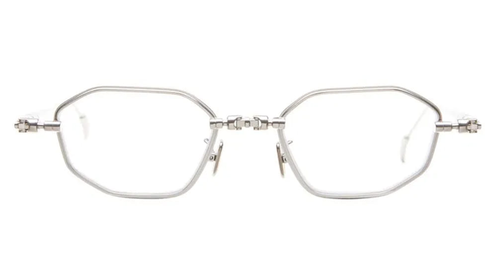 Ottica Mondello Roma - Kuboraum - KROH66TM000000OP - MASK H66 TM - TITANIUM - Titanium - shape Oval - Silver - EYEWEAR - EYEGLASSES - Unisex,Uomo,Donna,Women,Men - lens Clear - Made In Italy