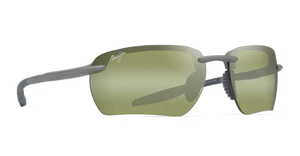 Ottica Mondello Roma - Maui Jim - MJ0336S-003 - HO'OKIPA ULTRA G - METAL MATTE GREY / HT PHOTOCHR. - nylon - shape Rectangular - grey - EYEWEAR - SUNGLASSES - Unisex,Uomo,Donna,Women,Men - lens Green - Made In Italy