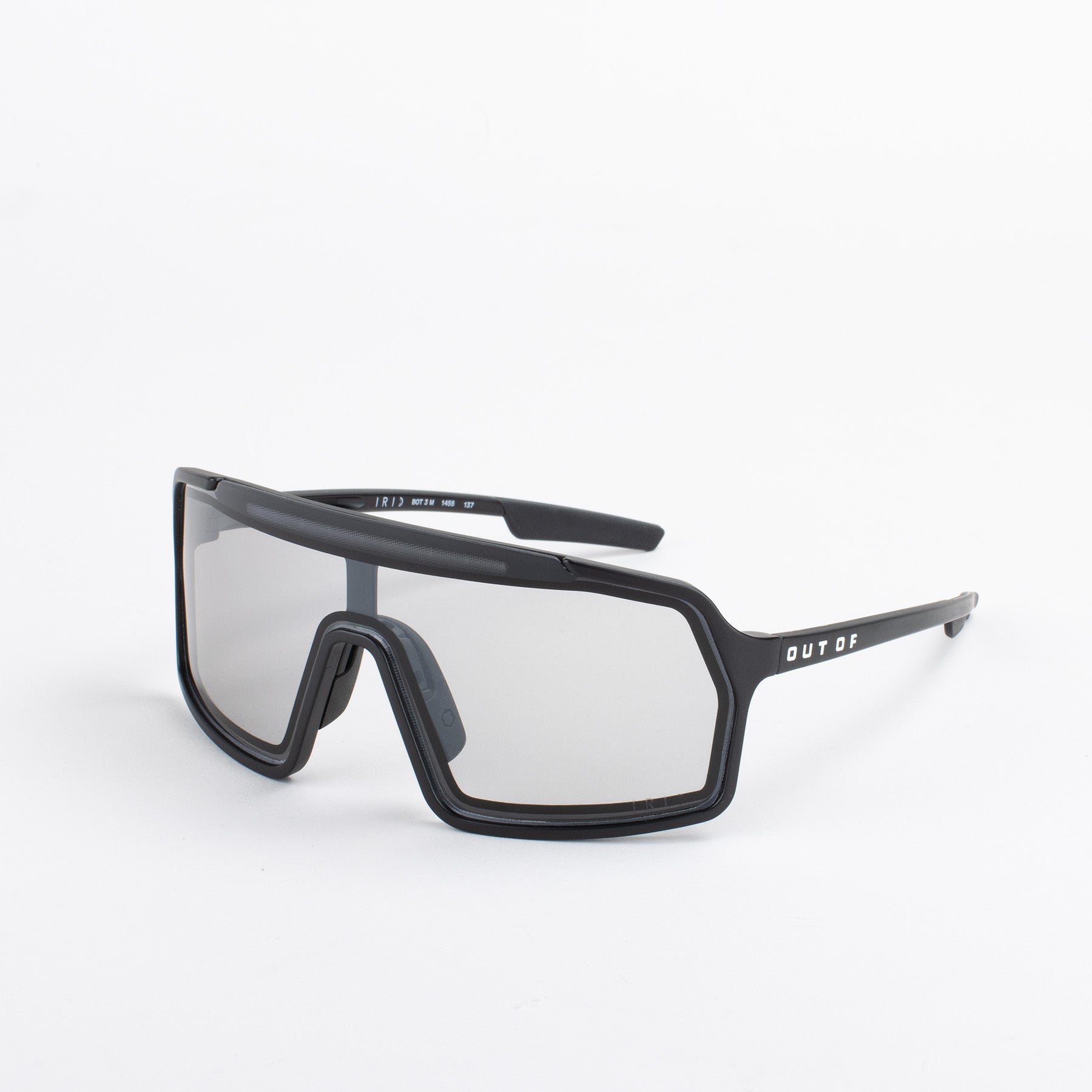 Ottica Mondello Roma - Out Of - XS145585M - Bot 3 - Black / White / IRID clear Medium - Acetate - shape Mask - black, white - EYEWEAR - SUNGLASSES - Unisex,Uomo,Donna,Women,Men - lens Clear - Made In Italy