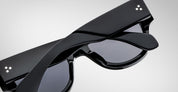 Ottica Mondello Roma - Jacques Marie Mage - JMMEH-88 - CHELSEA - BLACK - Acetate - shape Round - Black - EYEWEAR - SUNGLASSES - Unisex,Uomo,Donna,Women,Men - lens Black - Made In Japan