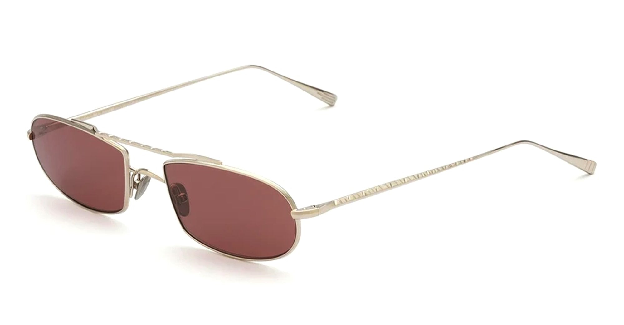  Plum Lens (Limited Ed.) - Acetate - shape Oval - Gold - EYEWEAR - SUNGLASSES - Unisex,Uomo,Donna,Women,Men - lens Brown - Made In France