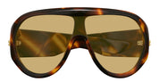 Ottica Mondello Roma - Bottega Veneta - BV1345S-002 - BV1345S-002 - HAVANA - Acetate - shape Mask - Havana - EYEWEAR - SUNGLASSES - Donna,Women - lens Brown - Made In Japan