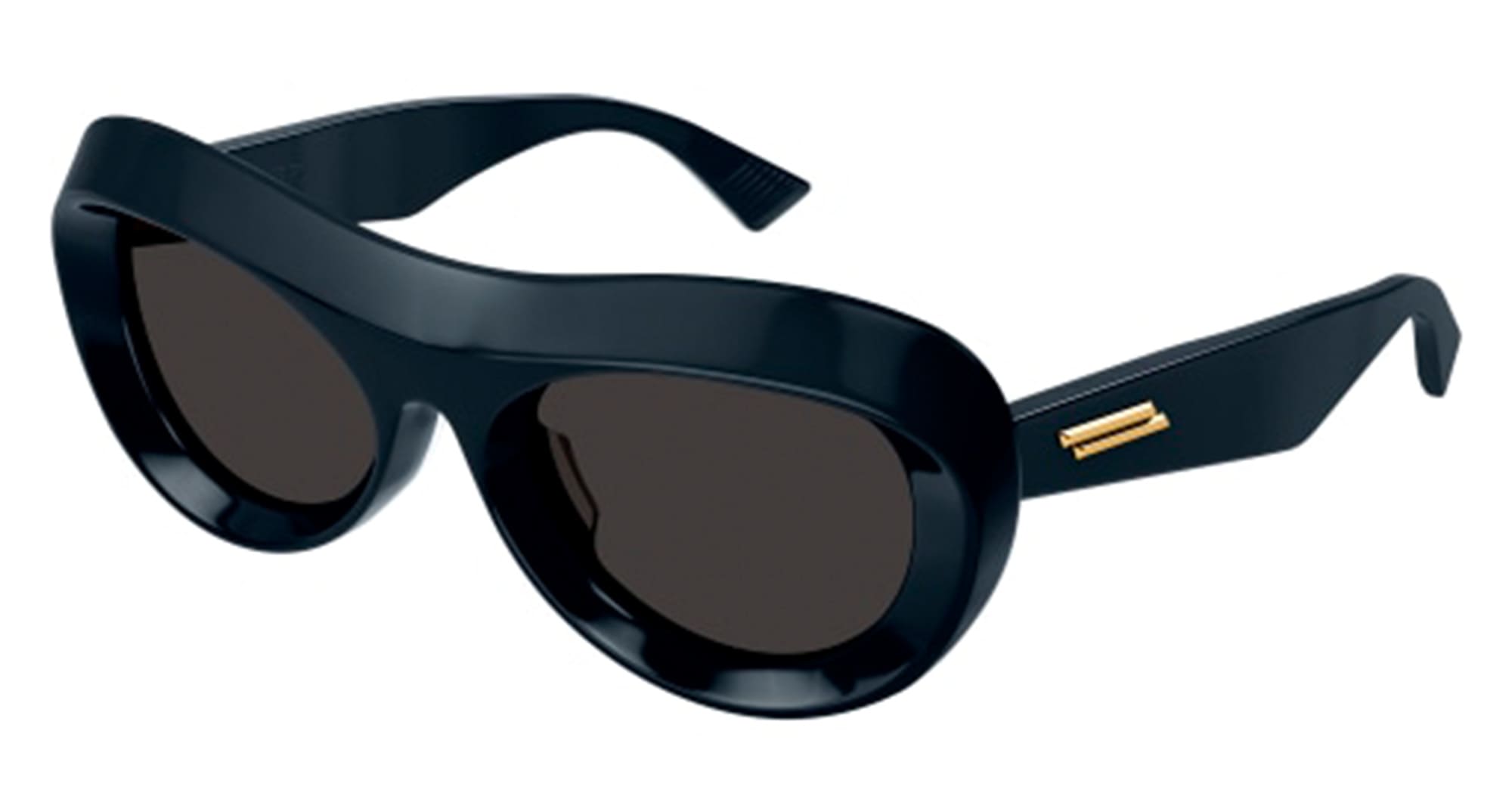 Ottica Mondello Roma - Bottega Veneta - BV1284S-001 - BV1284S-001 - BLUE - Acetate - shape Oval - blue - EYEWEAR - SUNGLASSES - Donna,Women - lens Grey - Made In Japan