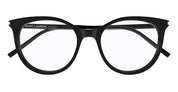 Ottica Mondello Roma - Saint Laurent - SL 891-001 - SL 891-001 - BLACK RX - Acetate - shape Round - Black - EYEWEAR - EYEGLASSES - Donna,Women - lens Clear - Made In Italy