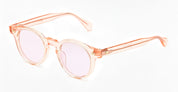 Ottica Mondello Roma - Julius Tart - JTPL-021H-4B-FP-06 - HAROLD 43/23 - FRESH PINK / PINK LENS - Acetate - shape Panto - pink - EYEWEAR - SUNGLASSES - Unisex,Uomo,Donna,Women,Men - lens Pink - Made In Japan