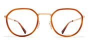 Ottica Mondello Roma - Mykita - 10089058 - JUSTUS - A99 CHAMPAGNE GOLD / SOFT HAVANA RX - stainless steel - shape Round - brushed gold, havana - EYEWEAR - EYEGLASSES - Unisex,Uomo,Donna,Women,Men - lens Clear - Made In Germany