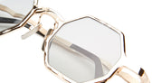 Ottica Mondello Roma - Kuboraum - KRSZ19PGG000002F - MASK Z19 - ROSE GOLD - metal, acetate - shape Hexagonal - rose gold - EYEWEAR - SUNGLASSES - Unisex,Uomo,Donna,Women,Men - lens Grey - Made In Italy