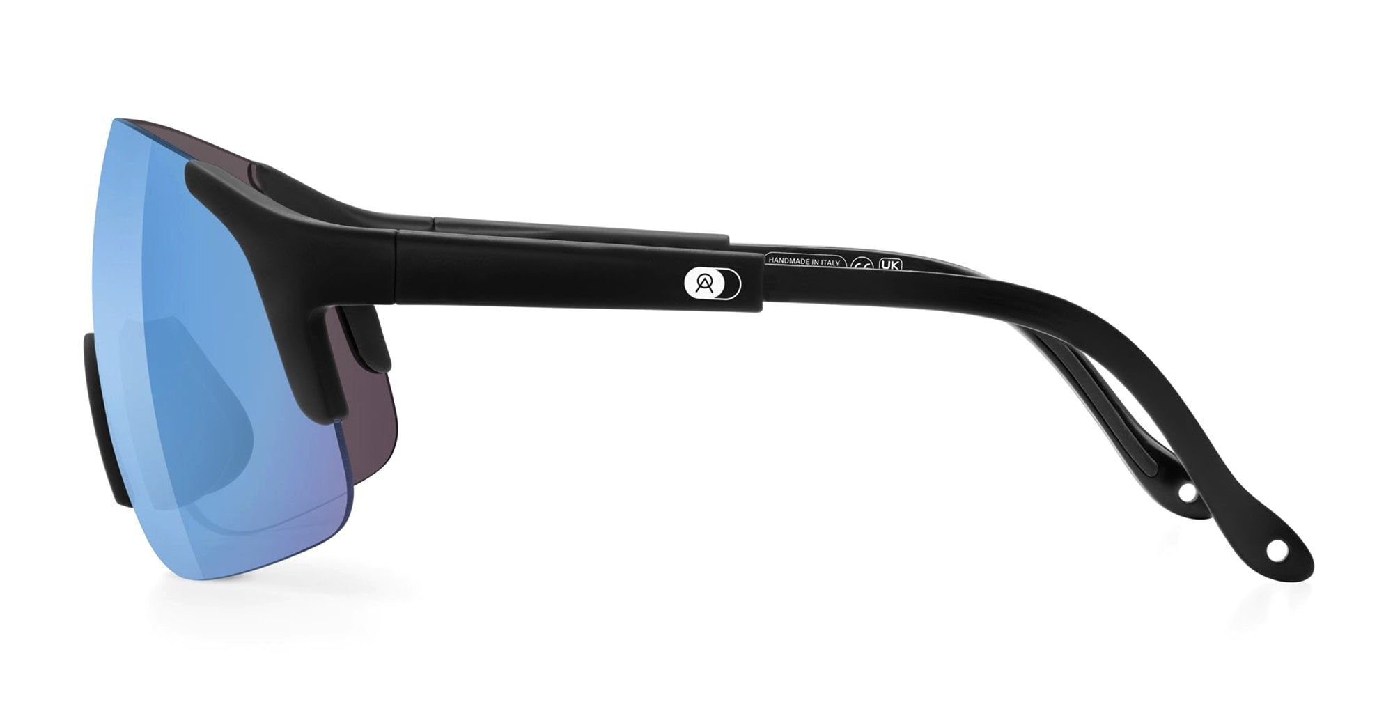 Ottica Mondello Roma - Alba Optics - 8050054515618 - JUMBO - BLACK / VZUM F-LENS FLM - Tr90 - shape Mask - Black - EYEWEAR - SUNGLASSES - Unisex,Uomo,Donna,Women,Men - lens purple - Made In Italy