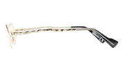 Ottica Mondello Roma - Kuboraum - KRSZ25LG0000002R - MASK Z25 - LIGHT GOLD - metal, acetate - shape Geometrical - light gold - EYEWEAR - SUNGLASSES - Unisex,Uomo,Donna,Women,Men - lens orange - Made In Italy