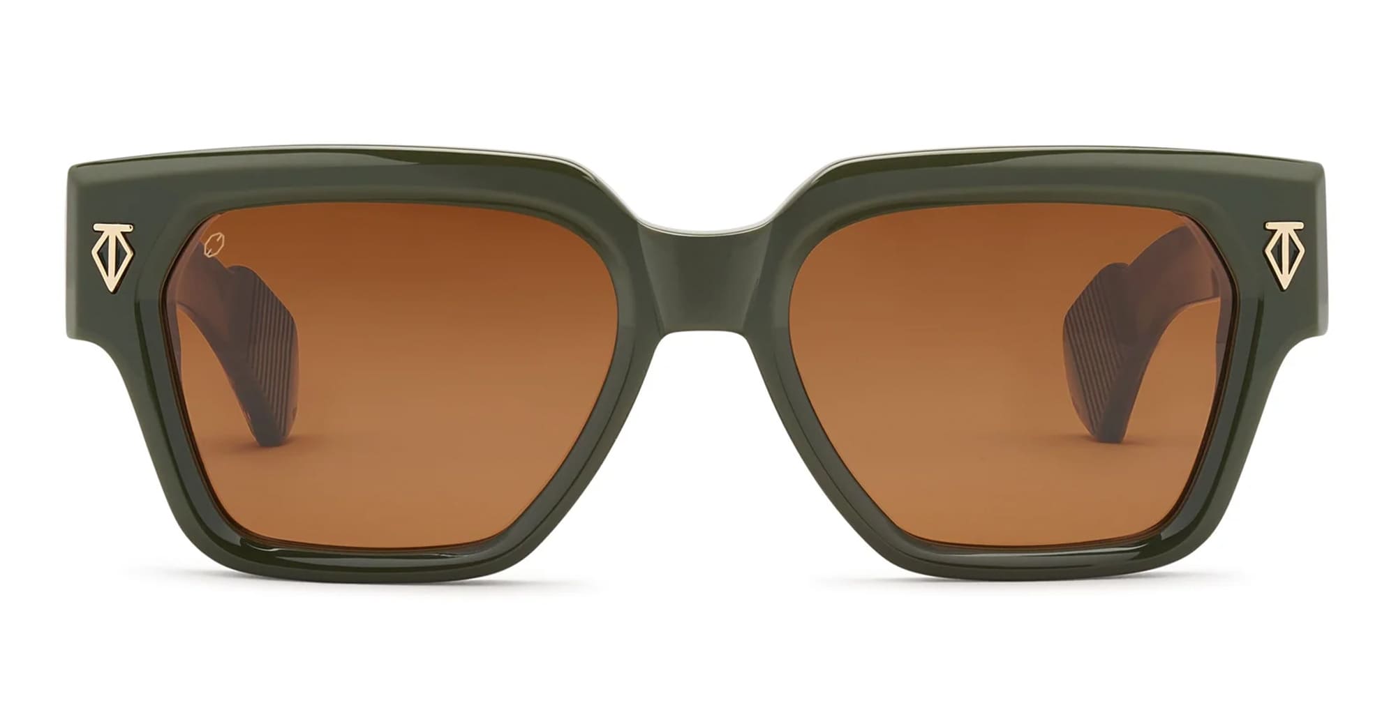 Ottica Mondello Roma - T HENRI - UAR - UTOPIA - BRIGADE - Acetate - shape Squared - green - EYEWEAR - SUNGLASSES - Uomo,Men - lens bronze - Made In Japan
