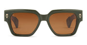 Ottica Mondello Roma - T HENRI - UAR - UTOPIA - BRIGADE - Acetate - shape Squared - green - EYEWEAR - SUNGLASSES - Uomo,Men - lens bronze - Made In Japan