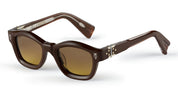 Ottica Mondello Roma - T HENRI - AUAC - AURELIA - COCOA - Acetate - shape Squared - brown - EYEWEAR - SUNGLASSES - Unisex,Uomo,Donna,Women,Men - lens Brown - Made In Japan