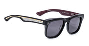 Ottica Mondello Roma - Jacques Marie Mage - JMMWY-6P - WESLEY - BLOODSTONE - Acetate - shape Squared - Black - EYEWEAR - SUNGLASSES - Unisex,Uomo,Donna,Women,Men - lens Grey - Made In Japan