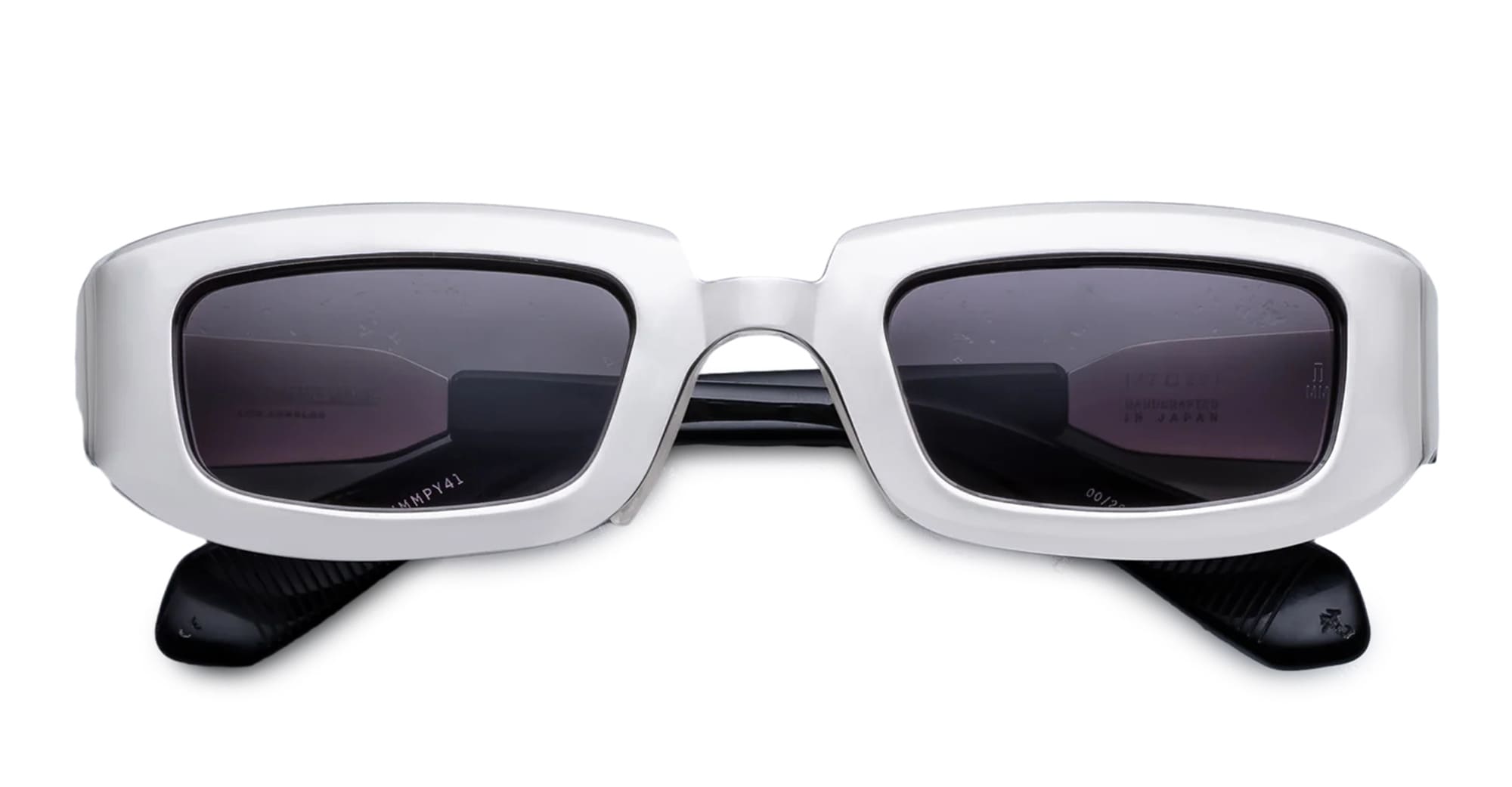 Ottica Mondello Roma - Jacques Marie Mage - JMMPY-41 - RYDER - SILVER - titanium, acetate - shape  - silver, black - EYEWEAR - SUNGLASSES - Unisex,Uomo,Donna,Women,Men - lens  - Made In Japan