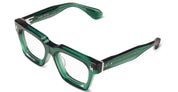 Ottica Mondello Roma - Tanabiku - DT-03G - SUISEN - GREEN - Acetate - shape Squared - green - EYEWEAR - EYEGLASSES - Unisex,Uomo,Donna,Women,Men - lens Clear - Made In Japan