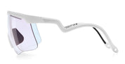 Ottica Mondello Roma - Alba Optics - 8050054518626 - DELTA - WHITE / VZUM F-LENS FIRE - Tr90 - shape Mask - White - EYEWEAR - SUNGLASSES - Unisex,Uomo,Donna,Women,Men - lens red - Made In Italy