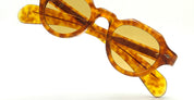 Ottica Mondello Roma - Jacques Marie Mage - JMMKM-1R - KELLERMAN - CAMEL - Acetate - shape Panto - Havana - EYEWEAR - SUNGLASSES - Unisex,Uomo,Donna,Women,Men - lens yellow - Made In Japan
