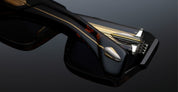Ottica Mondello Roma - Jacques Marie Mage - JMMDK-13V - LAST FRONTIER VI - DAKOTA - BEAU - Acetate - shape Rectangular - Tortoise - EYEWEAR - SUNGLASSES - Uomo,Men - lens Grey - Made In Japan