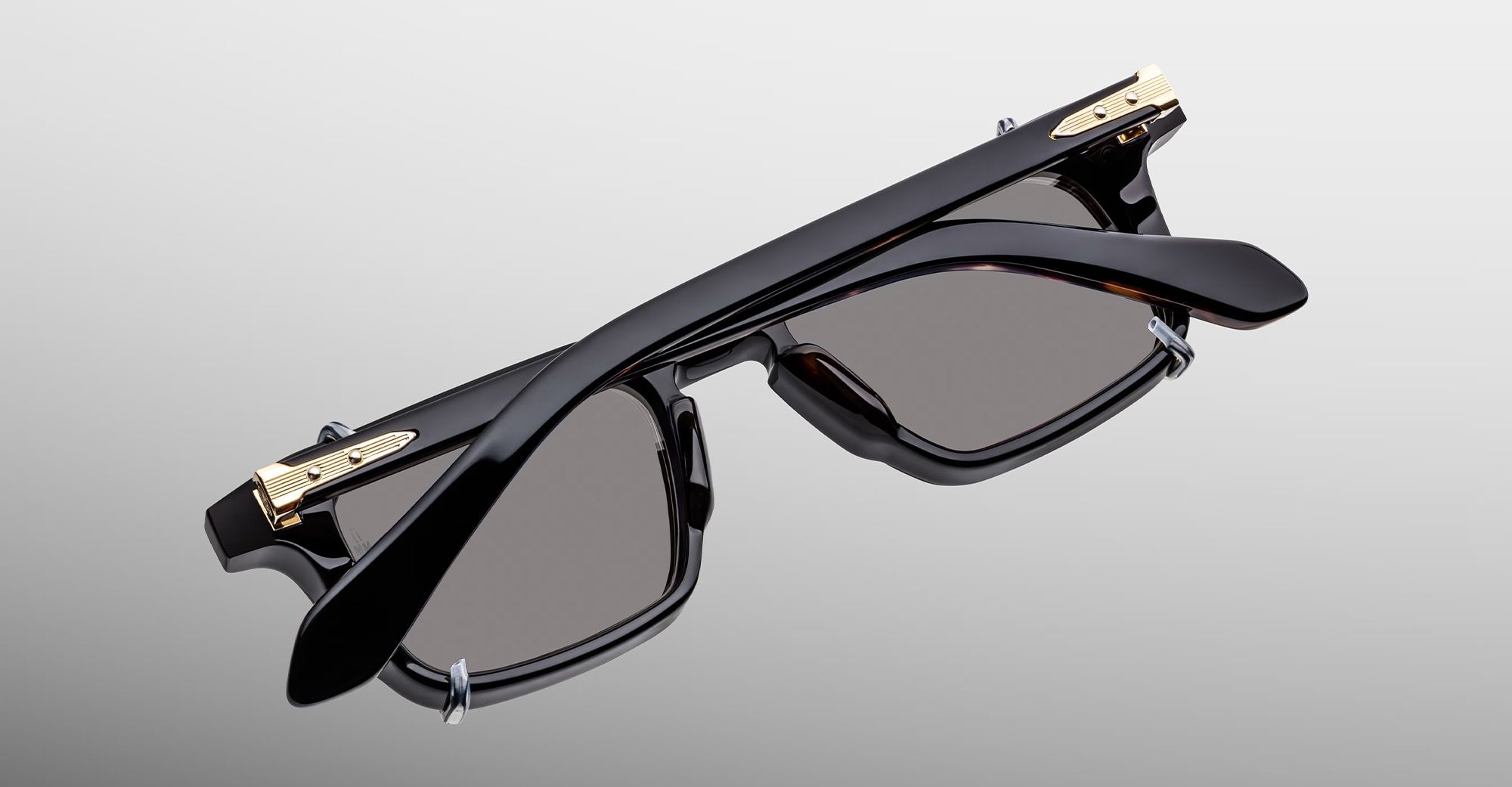 Ottica Mondello Roma - Jacques Marie Mage - JMMMSCP-88 - MOSCOVA CLIP ON - BLACK - Titanium - shape Rectangular - Black - EYEWEAR - SUNGLASSES - Unisex,Uomo,Donna,Women,Men - lens Black - Made In Japan