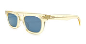 Ottica Mondello Roma - Julius Tart - JTPL-029R-2B-BL-16 - T-MAN - CHAMPAGNE / DARK BLUE LENS - Acetate - shape Rectnagular - Champagne - EYEWEAR - SUNGLASSES - Unisex,Uomo,Donna,Women,Men - lens Blue - Made In Japan