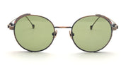 Ottica Mondello Roma - Matsuda - M2152.SG.AG.48 - M3152 - ANTIQUE GOLD / SAGE GREEN - Titanium - shape Round - antique gold - EYEWEAR - SUNGLASSES - Unisex,Uomo,Donna,Women,Men - lens Green - Made In Japan