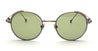 Ottica Mondello Roma - Matsuda - M2152.SG.AG.48 - M3152 - ANTIQUE GOLD / SAGE GREEN - Titanium - shape Round - antique gold - EYEWEAR - SUNGLASSES - Unisex,Uomo,Donna,Women,Men - lens Green - Made In Japan